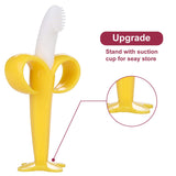 Teething Toys (4 Pack)- Baby Teething Toys Set/Baby Teether Chew Toys/Natural Organic Freezer Safe for Infants and Toddlers/Bpa-Free Teether Set for Boys & Girls (Orange)