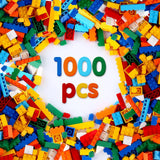 1000 Pieces of Building Blocks City DIY Creative Building Blocks Compatible Building Blocks Large Base Plate Educational Childre