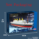 4404PCS Titanic Building Blocks Cruise Ship Mini Assemble Bricks Model Toys Kits Desktop Decoration Ornaments Gifts for Adults
