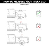 BAK Bakflip MX4 Hard Folding Truck Bed Tonneau Cover | 448329 | Fits 2015-2020 Ford F-150 5' 7" Bed (67.1")