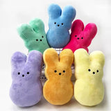 6 Pcs Bunny Plush Easter Basket Rabbit Animal Stuffed Plush Festival Decorations