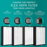 Air Purifier Breathesmart Flex HEPA with Pure Filter | 1400 Sq. Ft | Perfect for Bedrooms & Home Offices - Captures Allergens, Dust, & Mold - Espresso