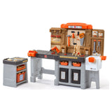 Pro Play Toddler Workshop & Utility Bench and Plastic Kid Tool Bench and 76 Piece Playset