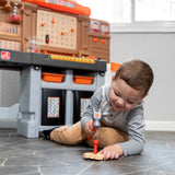 Pro Play Toddler Workshop & Utility Bench and Plastic Kid Tool Bench and 76 Piece Playset
