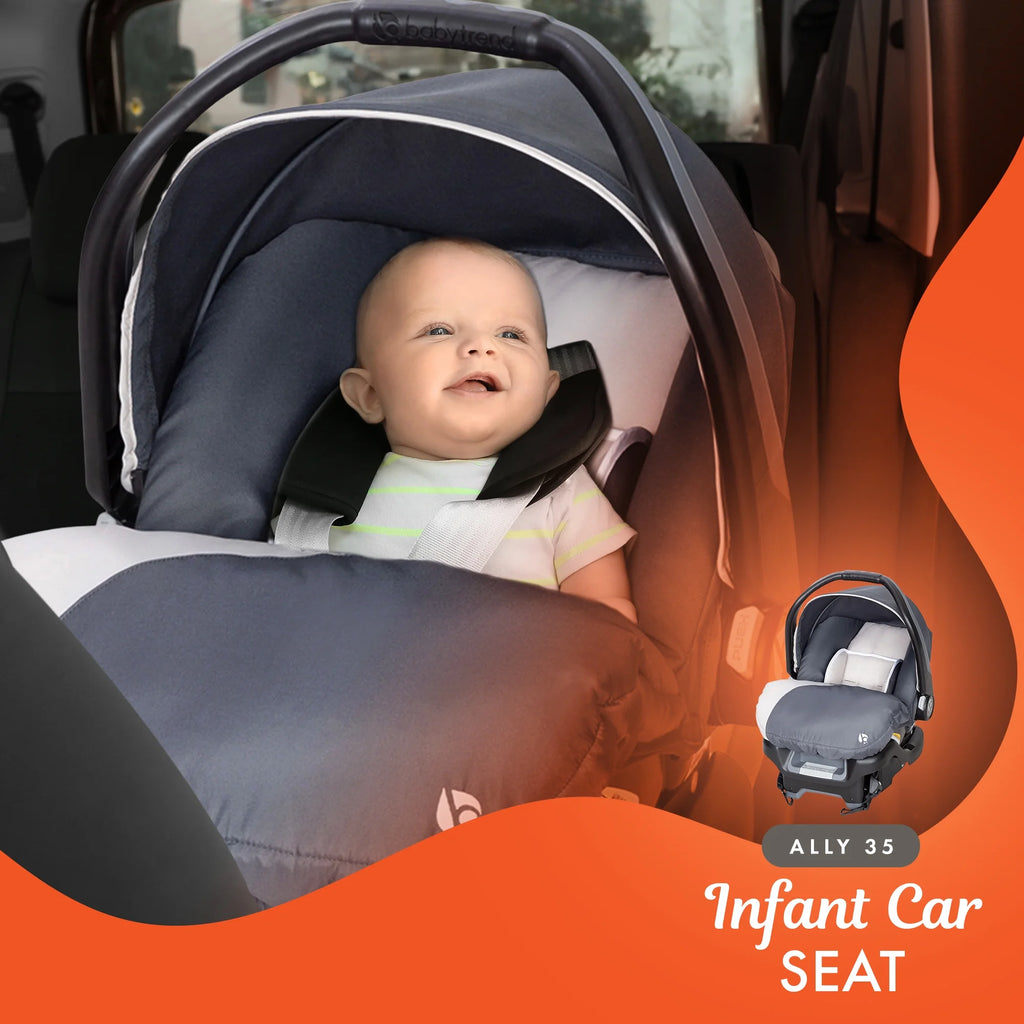 double stroller car seat set Double Stroller & 2 Ally 35 Infant Car Seat Combo Set, Magnolia – Playnexa Kids