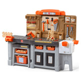 Pro Play Toddler Workshop & Utility Bench and Plastic Kid Tool Bench and 76 Piece Playset