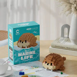 Creative Mini Ocean Animal Model Building Blocks Toys DIY Assembling Building Blocks Children'S Educational Set Christmas Toys