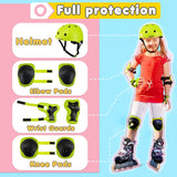Kids Bike Helmet Adjustable Toddler Bike Helmets for Kids 2-5-8/8-14 Years with Knee Elbow Wrist Pads for Girlsboys Youth Skateboard Bicycle Helmet for Scooter Roller Skating Balance Bike