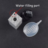 Simulation Spray Smoking Electric Exhaust Parts MOC Building Blocks for Cars Trains Toys Compatible with Legoeds Blocks