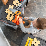 Pro Play Toddler Workshop & Utility Bench and Plastic Kid Tool Bench and 76 Piece Playset