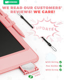 LCD Writing Tablet, 8.5 Inch Toddler Doodle Board Drawing Tablet, Erasable Reusable Electronic Drawing Pads, Educational and Learning Toy for 3-8 Years Old Boy and Girls (Pink)