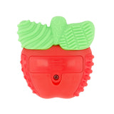 Lil' Nibbles Vibrating Apple Baby Teether, Sensory Exploration and Teething Relief with Soothing Vibrations and Textures