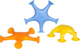Starfish Stretch and Suction Bath Toys, Baby Bath Accessory, Water Toys for Toddler Bath Time, Fun Baby Water Toys, Set of 3