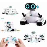 Emo Smart Interactive Robot Toy for Kids - Voice/Touch Control Dancing Singing Talking STEM Educational Gift for Ages 6-12