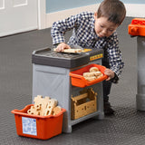 Pro Play Toddler Workshop & Utility Bench and Plastic Kid Tool Bench and 76 Piece Playset