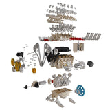Teching V8 Mechanical Metal Assembly DIY Car Engine Model Kit 500+Pcs Educational Experiment Toy