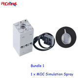 Simulation Spray Smoking Electric Exhaust Parts MOC Building Blocks for Cars Trains Toys Compatible with Legoeds Blocks