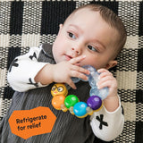 Teether-Pillar Rattle and Chill Teething Toy, Ages 3 Months +