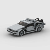 BACK to the FUTURE Delorean MOC Building Blocks City Sports Racing Vehicle DIY Bricks Toy for Christmas Gift
