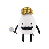 25Cm Detective Egg Plush Game Stuffed Plushies Cartoon Doll Pillow for Fans Christmas Birthday Gifts