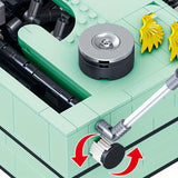 820PCS Typewriter Building Blocks Classic Creative Ideas Machine Retro Micro Bricks Educational DIY Toys for Adults Holiday Gift