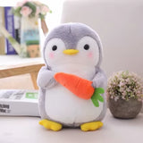 1PCS 25/45Cm Creative Hugging Fruit Penguin Plush Stuffed Toys Kawaii Software Couple Penguin Plush Doll Kids Toy Home Decor