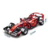 F1 RC Race Cars Building Sets MOC Remote Control Car Building Blocks Cool Collectible Model Car Kits Building Toys