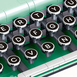 820PCS Typewriter Building Blocks Classic Creative Ideas Machine Retro Micro Bricks Educational DIY Toys for Adults Holiday Gift