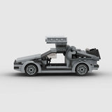 BACK to the FUTURE Delorean MOC Building Blocks City Sports Racing Vehicle DIY Bricks Toy for Christmas Gift