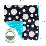 Crinkle Squares Baby Toys, 6 Inch X 6 Inch, Dots, 2 Pack