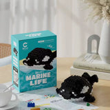 Creative Mini Ocean Animal Model Building Blocks Toys DIY Assembling Building Blocks Children'S Educational Set Christmas Toys