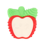 Lil' Nibbles Vibrating Apple Baby Teether, Sensory Exploration and Teething Relief with Soothing Vibrations and Textures