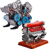 Teching V8 Mechanical Metal Assembly DIY Car Engine Model Kit 500+Pcs Educational Experiment Toy