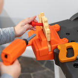 Pro Play Toddler Workshop & Utility Bench and Plastic Kid Tool Bench and 76 Piece Playset
