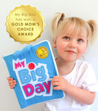 Quiet Book – Large Fabric Activity Book, Montessori Learning Toy, 10 Engaging Pages for Quiet Play, Perfect for at Home Learning, Airplane Activities and Road Trips.