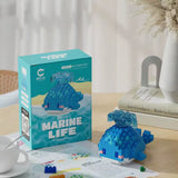 Creative Mini Ocean Animal Model Building Blocks Toys DIY Assembling Building Blocks Children'S Educational Set Christmas Toys