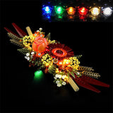 （No LEGO, Just Light）Usb Lights Set for Lego Flower Centerpiece 10314 Botanical Crafts