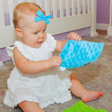 Crinkle Squares Baby Toys, 6 Inch X 6 Inch, Dots, 2 Pack