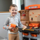 Pro Play Toddler Workshop & Utility Bench and Plastic Kid Tool Bench and 76 Piece Playset
