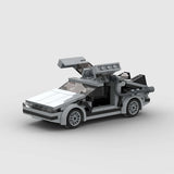 BACK to the FUTURE Delorean MOC Building Blocks City Sports Racing Vehicle DIY Bricks Toy for Christmas Gift