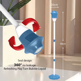 Bubble Machine Vertical Bubble Maker Automatic Bubble Machine with Light for Birthday Outdoor Wedding Christmas Party