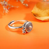 Retro Traditional Anxiety Relief Adjustable Fidget Jewelry Women Gift Rotate Freely anti Stress Anxiety