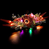 （No LEGO, Just Light）Usb Lights Set for Lego Flower Centerpiece 10314 Botanical Crafts